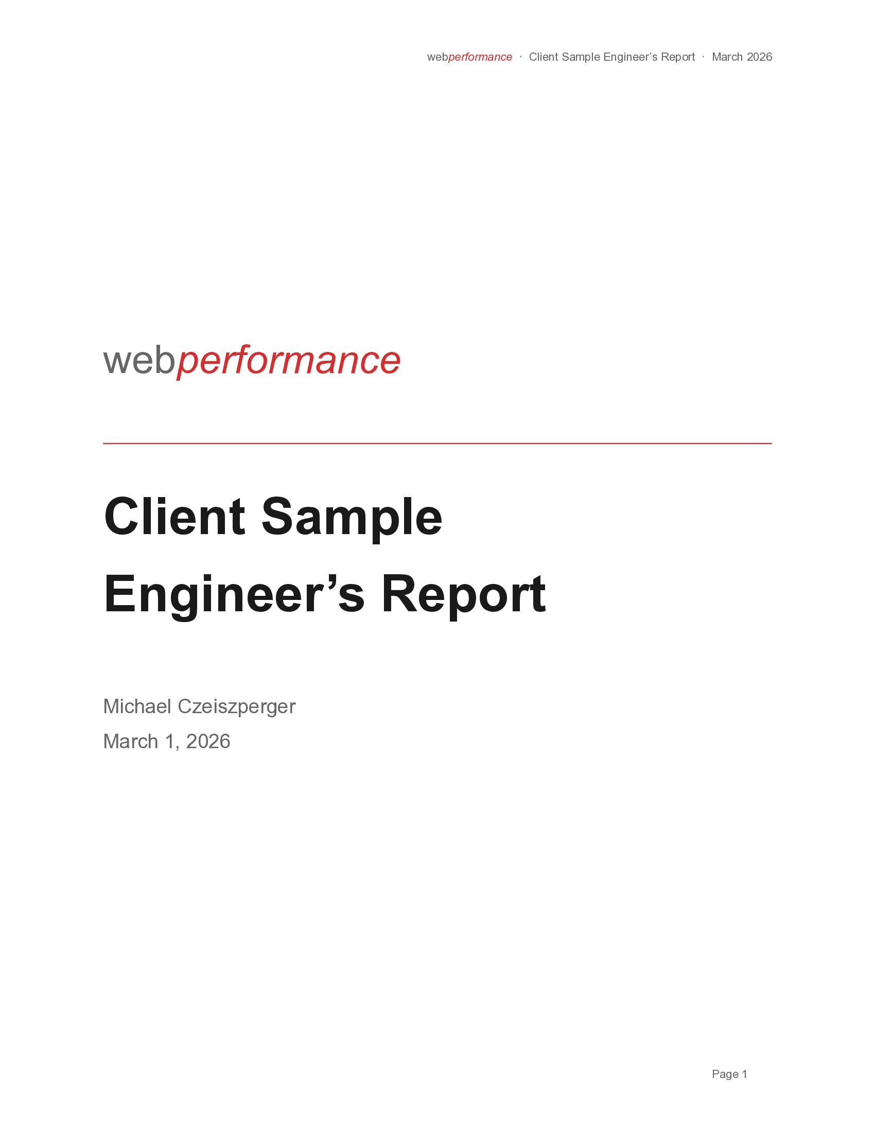 Engineer Report Examples Load Testing Report Examples & Sample Analysis - Web Performance